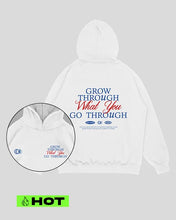 Cargar imagen en el visor de la galería, Hoodie blanca Grow (UNISEX)