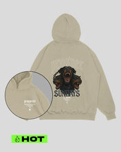 Cargar imagen en el visor de la galería, Hoodie beige Prosper (UNISEX)