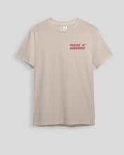 Cargar imagen en el visor de la galería, Camiseta beige Vibin (UNISEX)