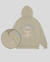 Cargar imagen en el visor de la galería, Hoodie beige Blessed (UNISEX)