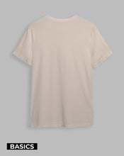 Cargar imagen en el visor de la galería, Camiseta básica Semi-oversize Beige (UNISEX)