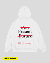 Cargar imagen en el visor de la galería, Hoodie blanco be present (UNISEX)