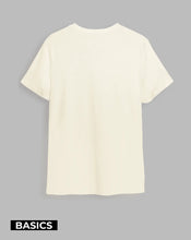 Cargar imagen en el visor de la galería, Camiseta básica Semi-oversize Hueso (UNISEX)