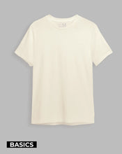 Cargar imagen en el visor de la galería, Camiseta básica Semi-oversize Hueso (UNISEX)