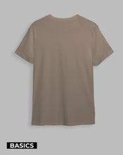 Cargar imagen en el visor de la galería, Camiseta básica Semi-oversize Café claro (UNISEX)