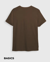 Cargar imagen en el visor de la galería, Camiseta básica Semi-oversize Cafe oscuro (UNISEX)