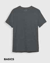 Cargar imagen en el visor de la galería, Camiseta básica Semi-oversize Gris piedra (UNISEX)