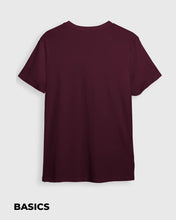 Cargar imagen en el visor de la galería, Camiseta básica Semi-oversize Vino (UNISEX)