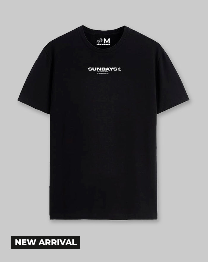 Camiseta negra Dreamers (UNISEX)