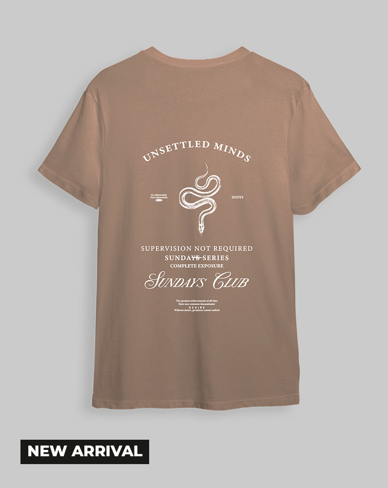 Camiseta cafe claro Snake (UNISEX)