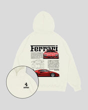 Cargar imagen en el visor de la galería, Hoodie Hueso Ferrari F40 (UNISEX)