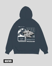 Cargar imagen en el visor de la galería, Hoodie Azul UFO (UNISEX)