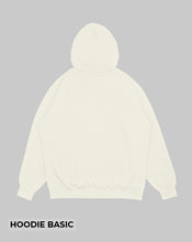 Cargar imagen en el visor de la galería, Hoodie basic Blanco Hueso (UNISEX)