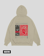 Cargar imagen en el visor de la galería, Hoodie Beige Patience (UNISEX)