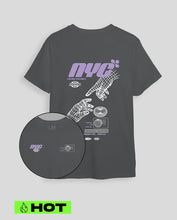 Cargar imagen en el visor de la galería, Camiseta gris piedra NYC (UNISEX)