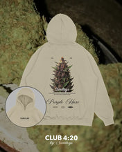 Cargar imagen en el visor de la galería, Hoodie Beige Purple (UNISEX)