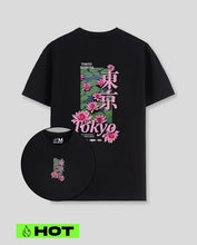Cargar imagen en el visor de la galería, Camiseta negra tokyo (UNISEX)