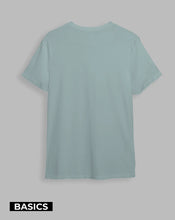 Cargar imagen en el visor de la galería, Camiseta básica Semi-oversize Verde surf (UNISEX)