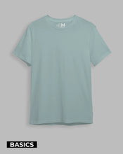 Cargar imagen en el visor de la galería, Camiseta básica Semi-oversize Verde surf (UNISEX)