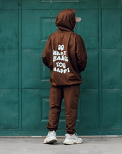 Cargar imagen en el visor de la galería, Sudadera café You Happy