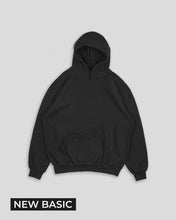 Cargar imagen en el visor de la galería, Sudadera basic negra