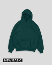 Cargar imagen en el visor de la galería, Sudadera basic verde botella
