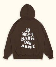 Cargar imagen en el visor de la galería, Sudadera café You Happy