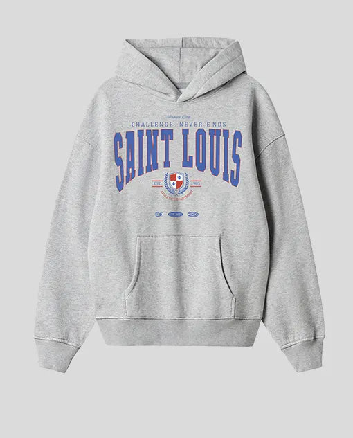 Hoodie Gris Saint Louis  (UNISEX)