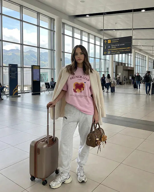 Camiseta icon rosa brunch club