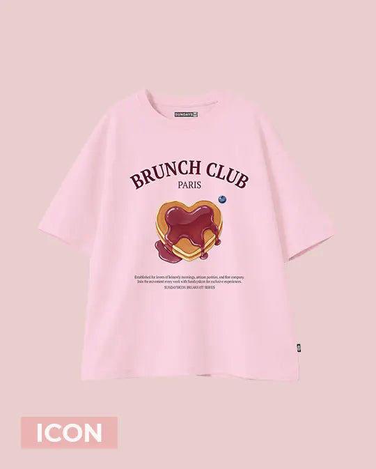 Camiseta icon rosa brunch club