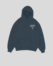 Cargar imagen en el visor de la galería, Hoodie azul aero Prosper (UNISEX)
