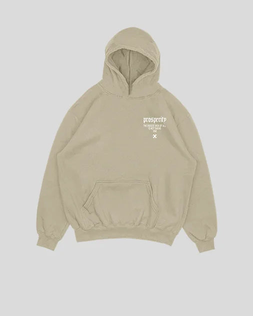 Hoodie beige Prosper (UNISEX)