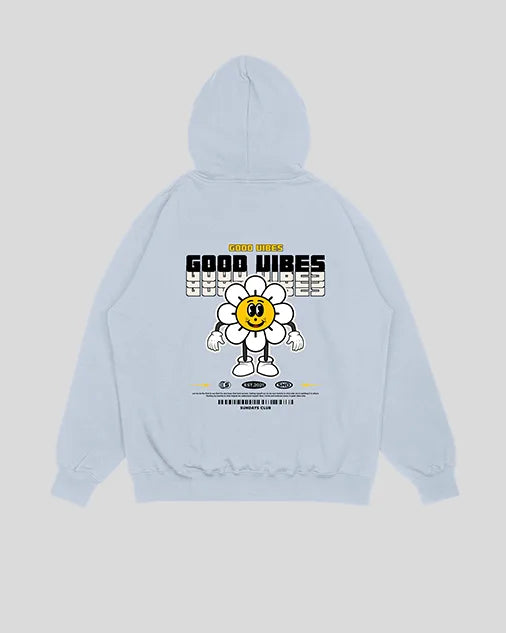 Hoodie agua Good Vibes (UNISEX)