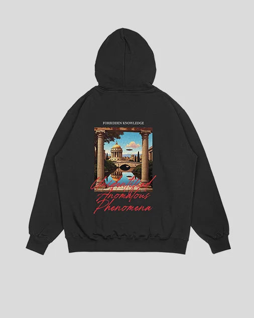 Hoodie negro Anomalous (UNISEX)