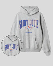 Cargar imagen en el visor de la galería, Hoodie Gris Saint Louis  (UNISEX)

