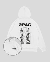 Cargar imagen en el visor de la galería, Hoodie Blanco Classic 2pac (UNISEX)
