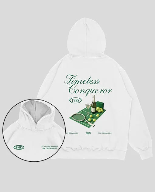 Hoodie Blanca Tennis (UNISEX)