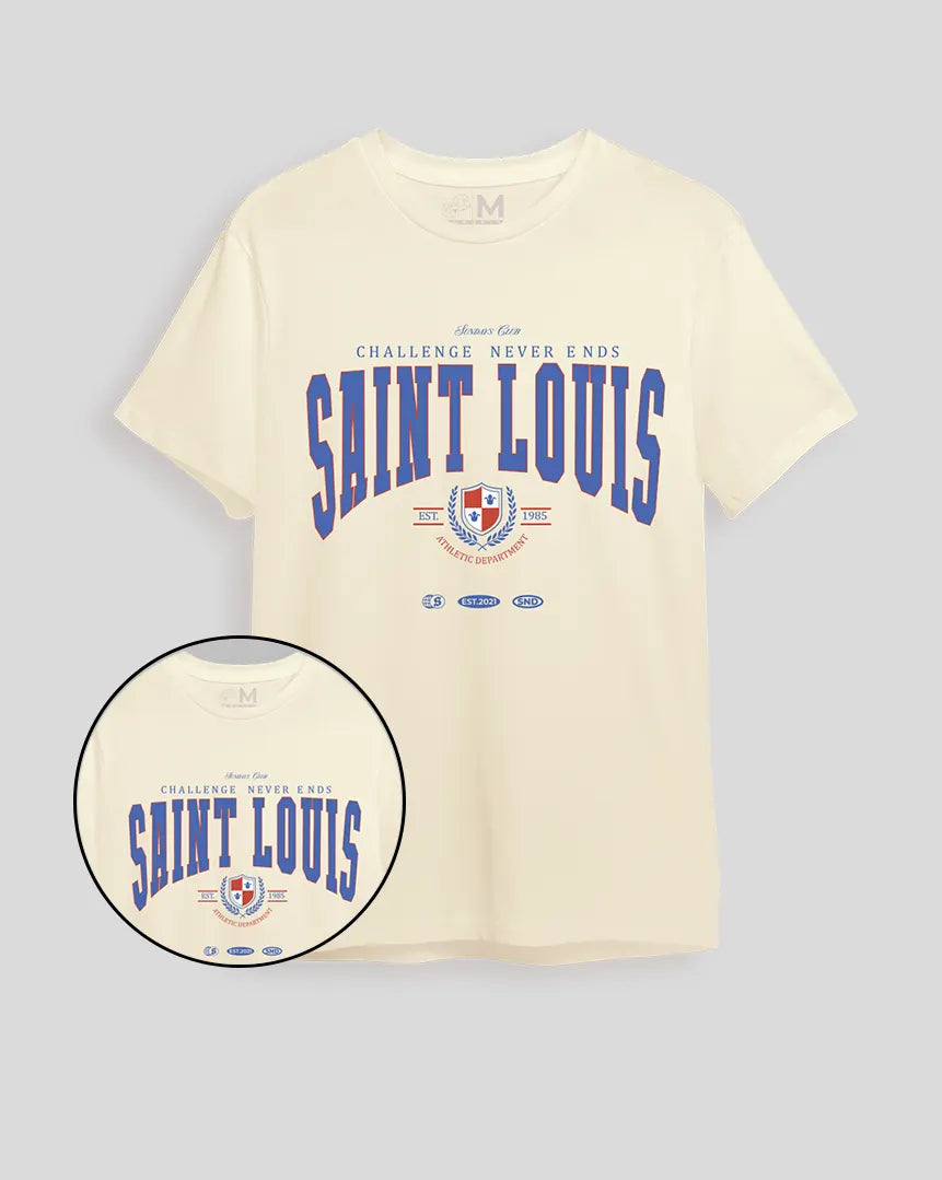 Camiseta hueso Saint Louis (UNISEX)