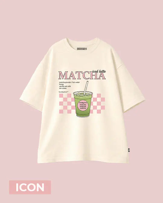 Camiseta icon hueso iced latte