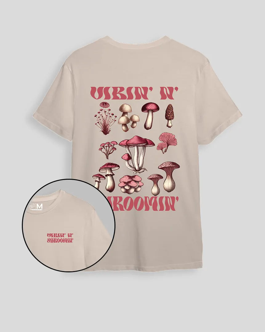 Camiseta beige Vibin (UNISEX)
