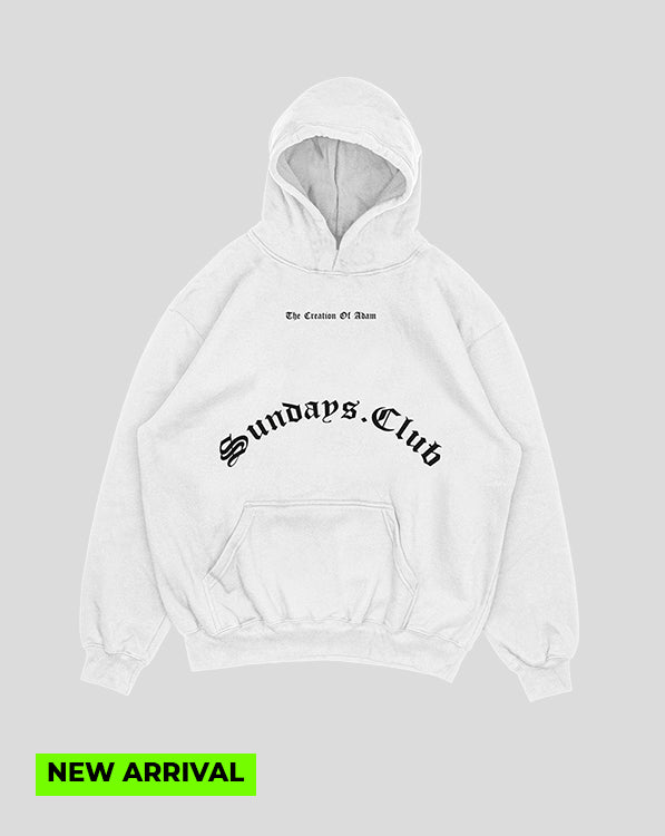 Hoodie Blanco Adán (UNISEX)