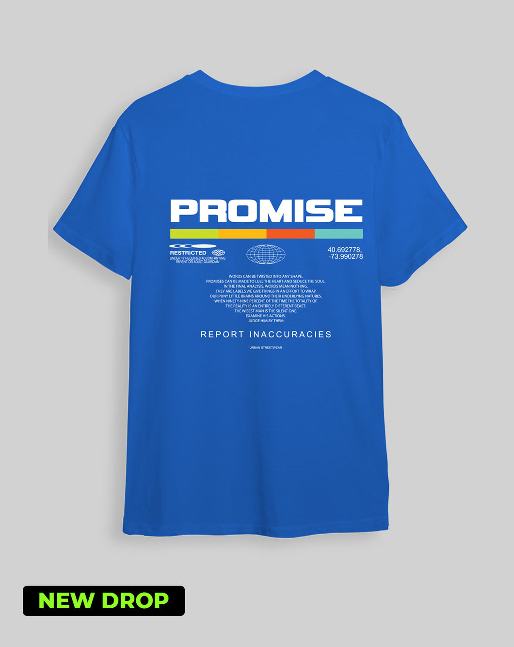 Camiseta Azul Promise (UNISEX)