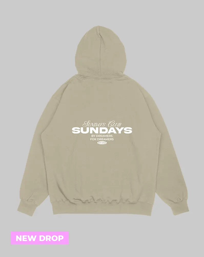 Hoodie Beige Club (UNISEX)