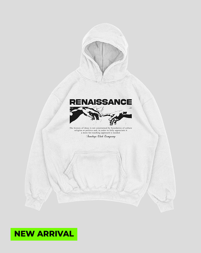 Hoodie Blanco Renacimiento (UNISEX)