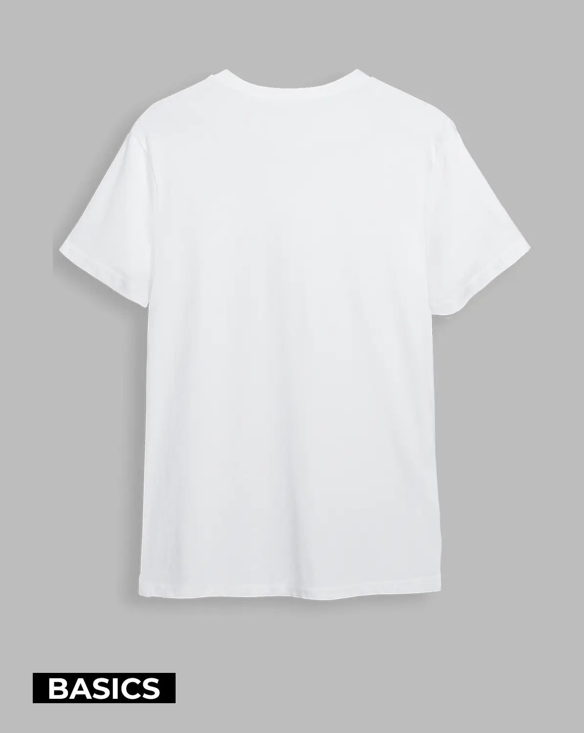 Camiseta básica Semi-oversize Blanco (UNISEX)