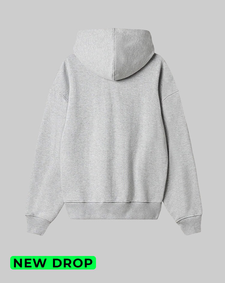 Hoodie Gris Gaspeado California Athletic (UNISEX)