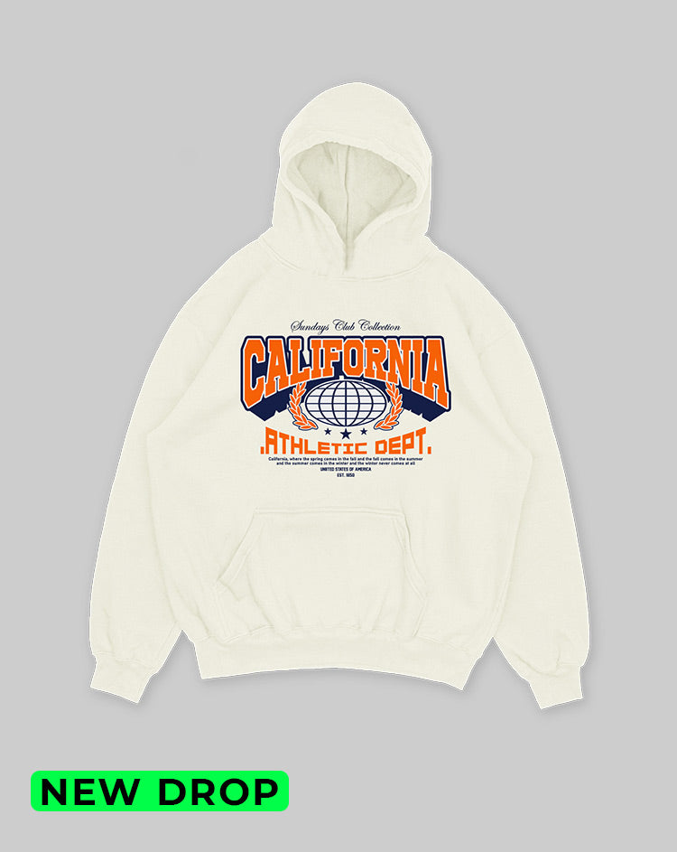 Hoodie Hueso California Athletic (UNISEX)