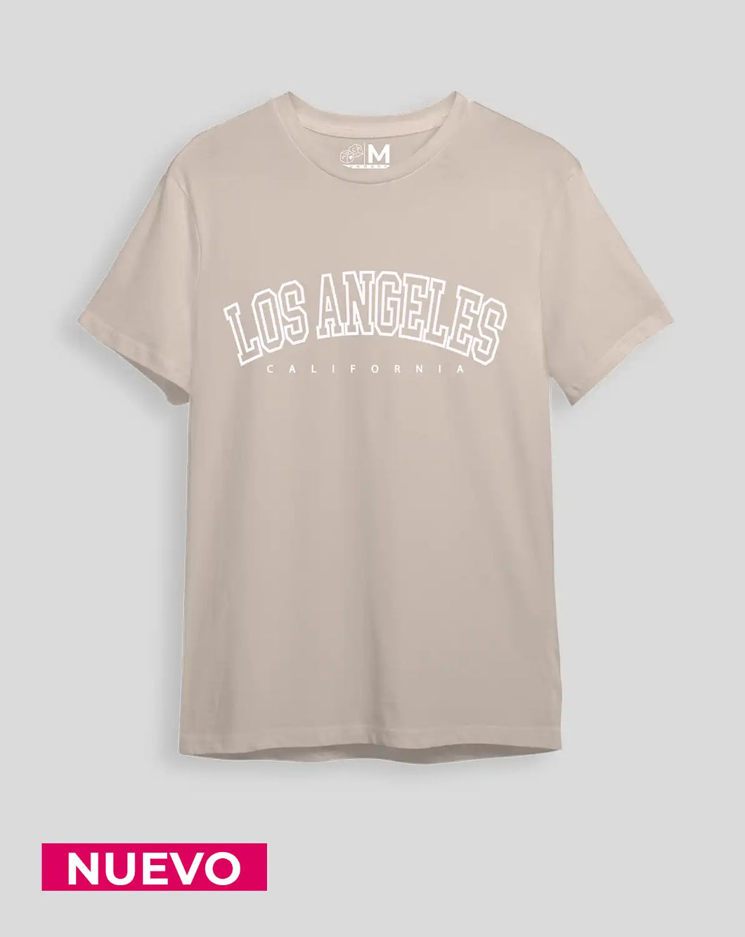 Camiseta Beige Los Angeles (UNISEX)