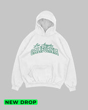 Cargar imagen en el visor de la galería, Hoodie Blanco California (UNISEX)
