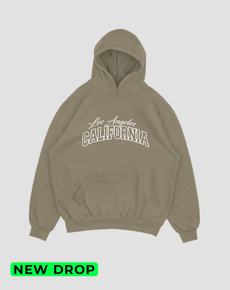 Hoodie Verde Oliva California (UNISEX)